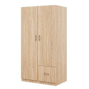 NicBex 70.09"H Armoire Wardrobe Closet Storage Cabinet with Double Doors & Shelves & Drawer for Bedroom - 1 of 4