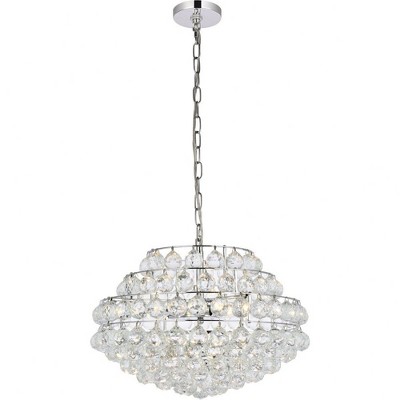 Elegant Lighting Savannah 5 - Light Pendant in  Chrome