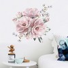 Wall Stickers with Detachable Peony Flowers, Used for Home Decoration in Bedroom and Living Room,30 x 60 cm - 2 of 4