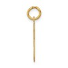 Black Bow Jewelry 14k Yellow Gold, Jersey Collection, Small Number 59 Pendant - 2 of 4