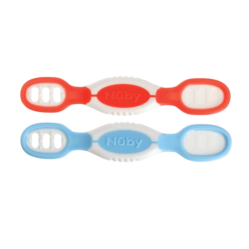 Photos - Other Appliances Nuby Dip or Scoop Spoons - Boy - 2pk 