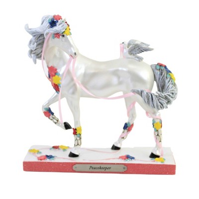 Trail Of Painted Ponies Peacekeeper - One Figurine 7.25 Inches - Lorna  Matsuda Limited Edition - 6008841Le - Polyresin - White