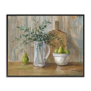 Stupell Industries Rustic Pears Still Life Framed Giclee Art - 1 of 4