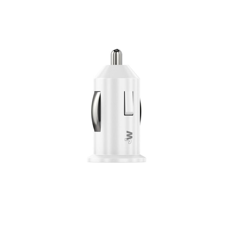 Just Wireless 1.0A/5W 1-Port USB-A Car Charger - White, 5 of 8