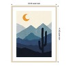Amanti Art Desert Life Night by XYZ Studio Wood Framed Wall Art Print - 3 of 4