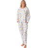 Gilmore Girls Womens' Luke's Diner Stars Hollow Sleep Lounge Union Suit White - 4 of 4