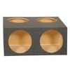 Q Power 4 Hole 12" Sealed Divided Subwoofer Box & 12" 1800W Subwoofer (4 Pack) - 3 of 4