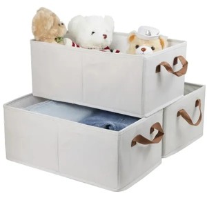 Racxily Portable Clothes Storage Box Foldable Thick Cloth Storage And Storage Bag For Organizing Bedroom Wardrobe Clothes - 1 of 4