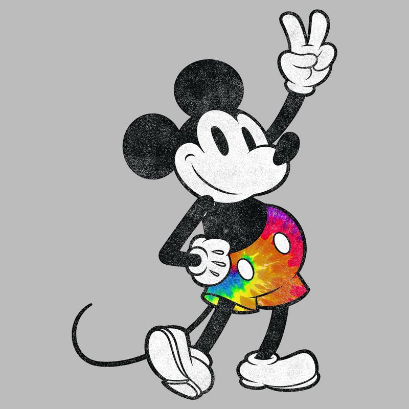 Boy's Disney Mickey Tie Dye Pants Portrait Pull Over Hoodie, 2 of 5
