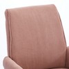 Okak Modern Height-Adujust Office Chair, Velvet Ergonomic Desk Chair with Golden Metal Base, Comfy Chair for Home, Office - 3 of 4