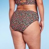 Women's Hipster High Leg Bikini Bottom - Wild Fable™ Multi Floral Print - 2 of 4