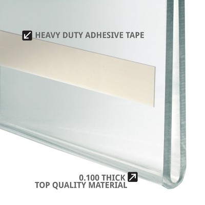 Clear Acrylic Floating Wall Sign Holder Frame, 17" x 11", 2-Pack