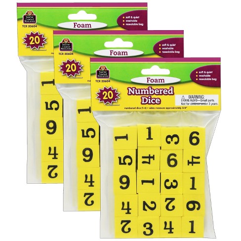 Soft Foam Blank Dice, Set of 6 – Resources for Reading