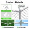 XBRIGH Outdoor Dog Kennel,Dog Kennel Outside with Waterproof and Security Lock,Galvanized Link Hexagonal Dog Kennel - 4 of 4