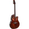 Ovation CE44P Celebrity Series Elite Plus Mid-Depth Acoustic-Electric Guitar Dark Tiger Eye - 3 of 4