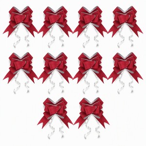 Unique Bargains Solid Color Pull Bows 10 Pcs : Target