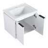 Bencmate Bathroom Storage Cabinets, Bathroom Vanity, 48 Inch Bathroom Vanity with Sink, Wall-Mounted Bathroom Sink Cabinet with Soft Close Doors and - 3 of 4
