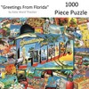 Hart Puzzles Greetings from Florida Jigsaw 1000 Pieces 24" x 30" X-Large - 2 of 4