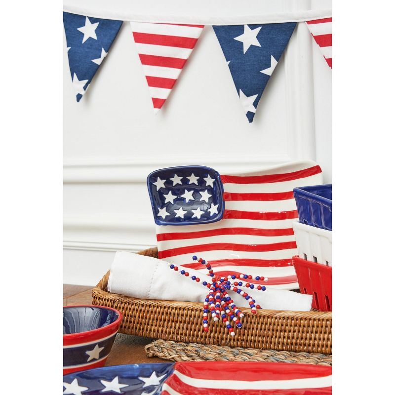 C&F Home 72" Americana July Fourth Patriotic Banner Red White and Blue, 4 of 8