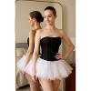 BellaSous Women’s Multi-Layered Tutu Skirt, Adult Costume Skirt for Halloween, Parties, and Dress-Up Events- White - 4 of 4