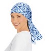 Collections Etc Pre-Tied Silky Soft Damask Print Head Wrap - 2 of 4