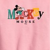Boys' - Disney - Mickey Mixed Fonts Graphic Long Sleeve Fleece Sweatshirt - 2 of 3