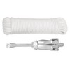 VidaXL Folding Anchor with Rope Silver 7.1 lb Malleable Iron - 2 of 4