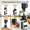ZAFRO Cold Press Juicer, Advanced Touch Controls Juicer Machines with 5.4" Wide Feed Chute, Quiet Motor High Juice Yield Slow Masticating Juicer - 3 of 4