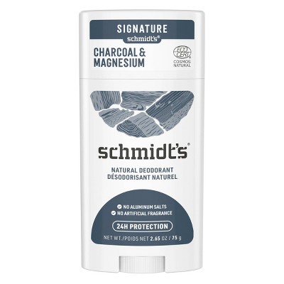 Schmidt’s Charcoal + Magnesium Aluminum-Free Natural Deodorant Stick – 2.65oz