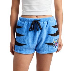 KPop Demon Hunters Derpy Tiger Women's Plush Shorts With