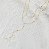 BRINJOY Women's 14k Gold-Plated Beaded Necklace & Lariat Pendant - 4 of 4