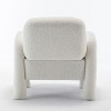 SEYNAR Modern Teddy Upholstered Accent Chair with Tubular Multifunctional Legs for Living Room - 4 of 4