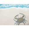 RightSide Designs Crab with Waves Indoor Cotton Lumbar Throw Pillow - 2 of 4