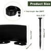 Unique Bargains Flexible Durable Maintenance-Free DIY Landscape Edging 1 Pc - 2 of 4