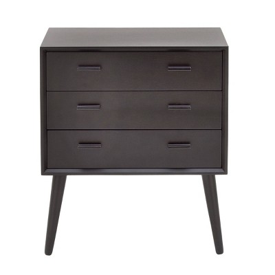 Modern Wooden Chest Black - Olivia & May