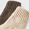 Women's Full Terry with Chunky Ribbed Cuff Cloud Soft Lounge 2pk Ankle Socks - Auden™ 4-10 - 3 of 3