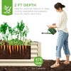 Best Choice Products 8x4x2ft Outdoor Metal Raised Garden Bed, Planter Box for Vegetables, Flowers, Herbs - 2 of 4