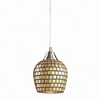 Elk Home Fusion 1 - Light Pendant in  Satin Nickel