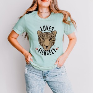 Simply Sage Market Loves Fiercely Short Sleeve Tee - 1 of 4