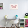 Stupell Industries Live Wild & Free Pink Butterfly Wall Plaque Art - 2 of 4