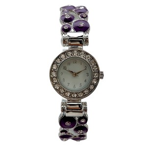Olivia Pratt Colorful Round Shapes Band Bangle Women Watch - 1 of 3