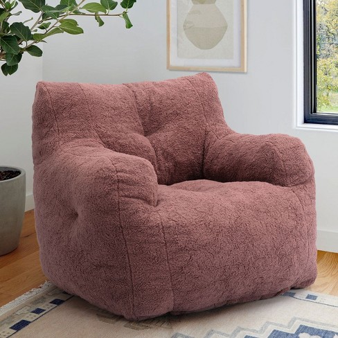 Panpan Bean Bag Chairs With Memory Foam,37 W Brick Teddy Bean Bag Chair,fluffy  Lazy Sofa-the Pop Maison : Target