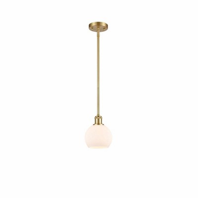 Athens - 1 Light Mini Pendant In Industrial Style-7.88 Inches Tall and 6 Inches Wide