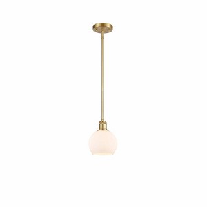 Athens - 1 Light Mini Pendant In Industrial Style-7.88 Inches Tall and 6 Inches Wide - 1 of 1