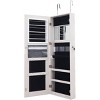 Tangkula Lockable LED Mirrored Jewelry Cabinet Touch Sensor Lighting Full Length Mirror Organizer - 4 of 4