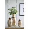 Dexmalle Aluminum Vase, Gold Streaks - 3 of 4