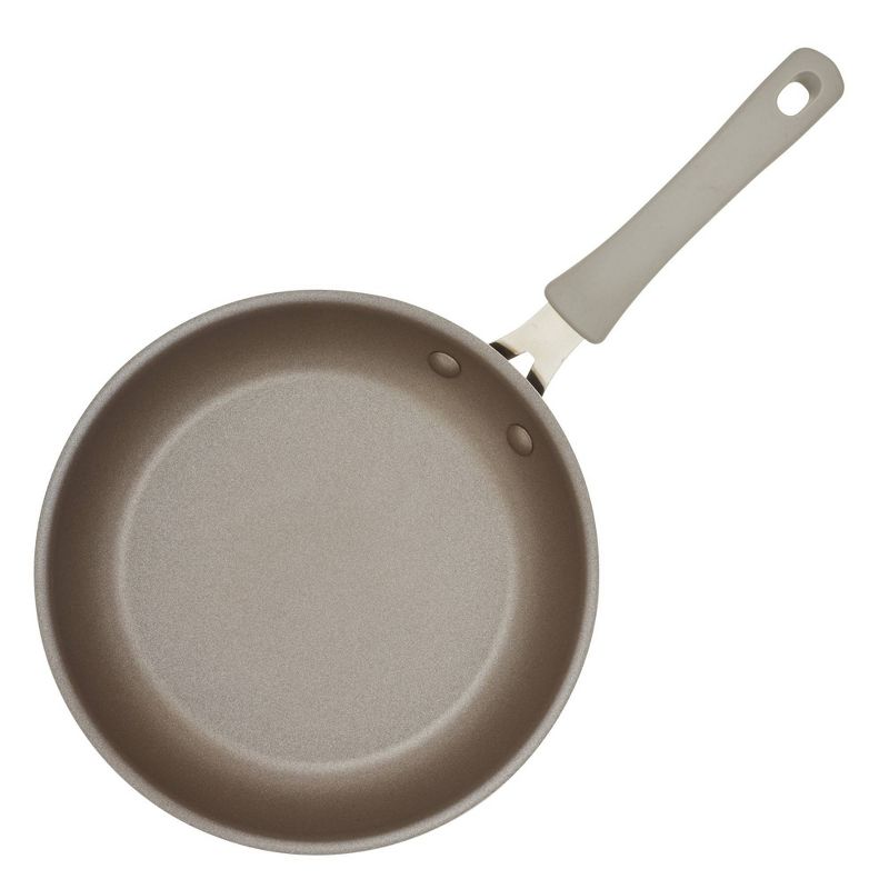 Rachael Ray Cook + Create 2pc Aluminum Nonstick Skillets - Gray, 4 of 9