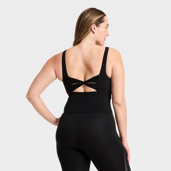 Top de Soporte con Cuello Redondo y Espalda Cruzada para Mujer, Suave de Uso Diario - All In Motion™ 5