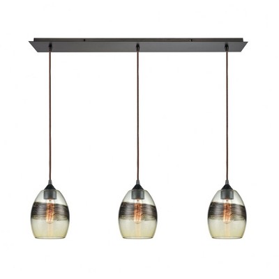 Elk Home Whisp 3 - Light Chandelier in  Oil Rubbed Bronze