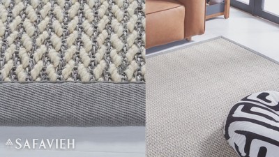 Handcrafted Coastal Charm Gray Wool 5' x 8' Area Rug